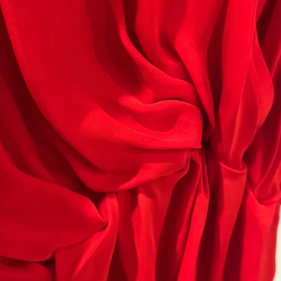 Joie Red silk Blouse - Picture 3 of 4